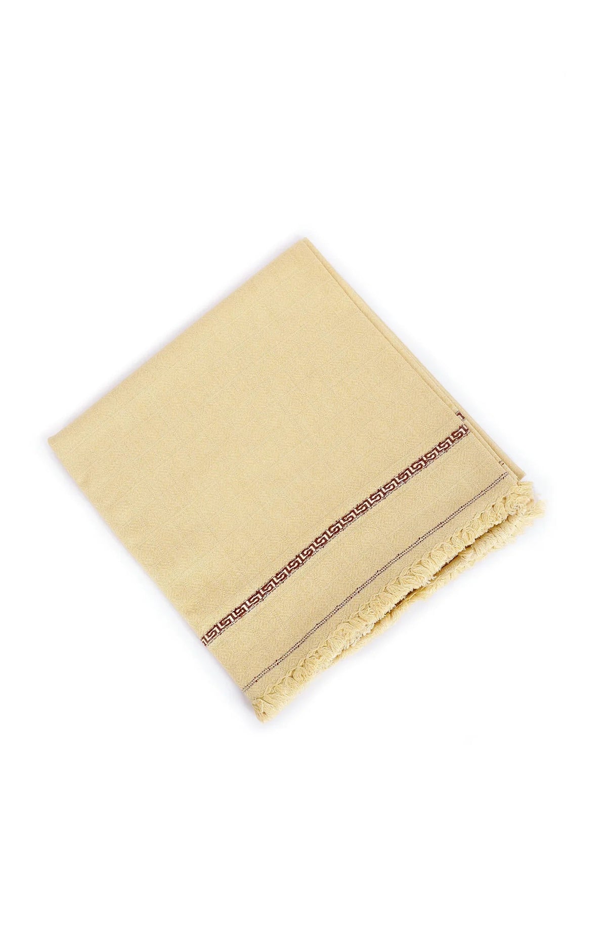 Jackard Self Design Wool Mens Shawl
