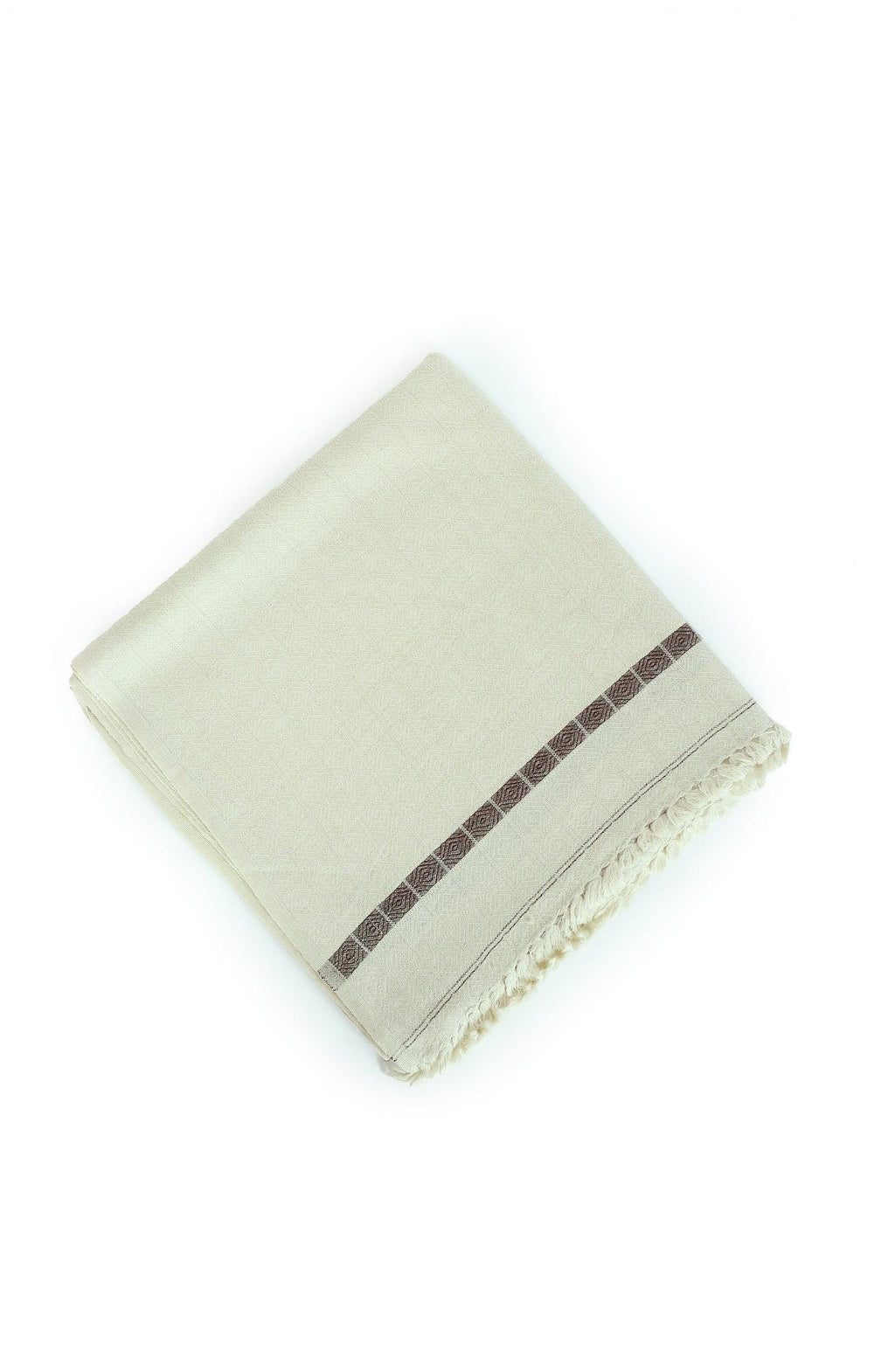 Jackard Self Design Wool Mens Shawl