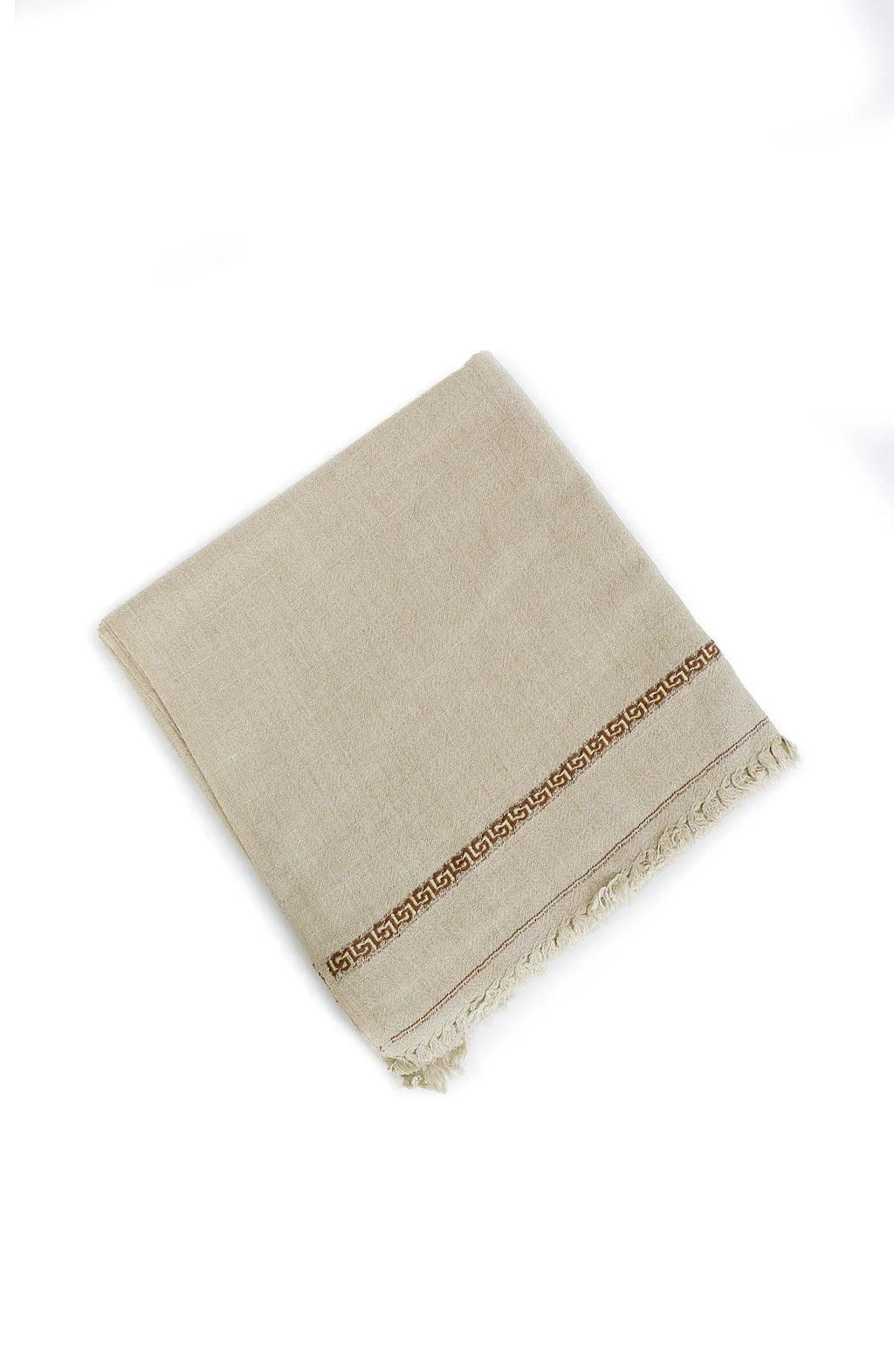 Jackard Self Design Wool Mens Shawl