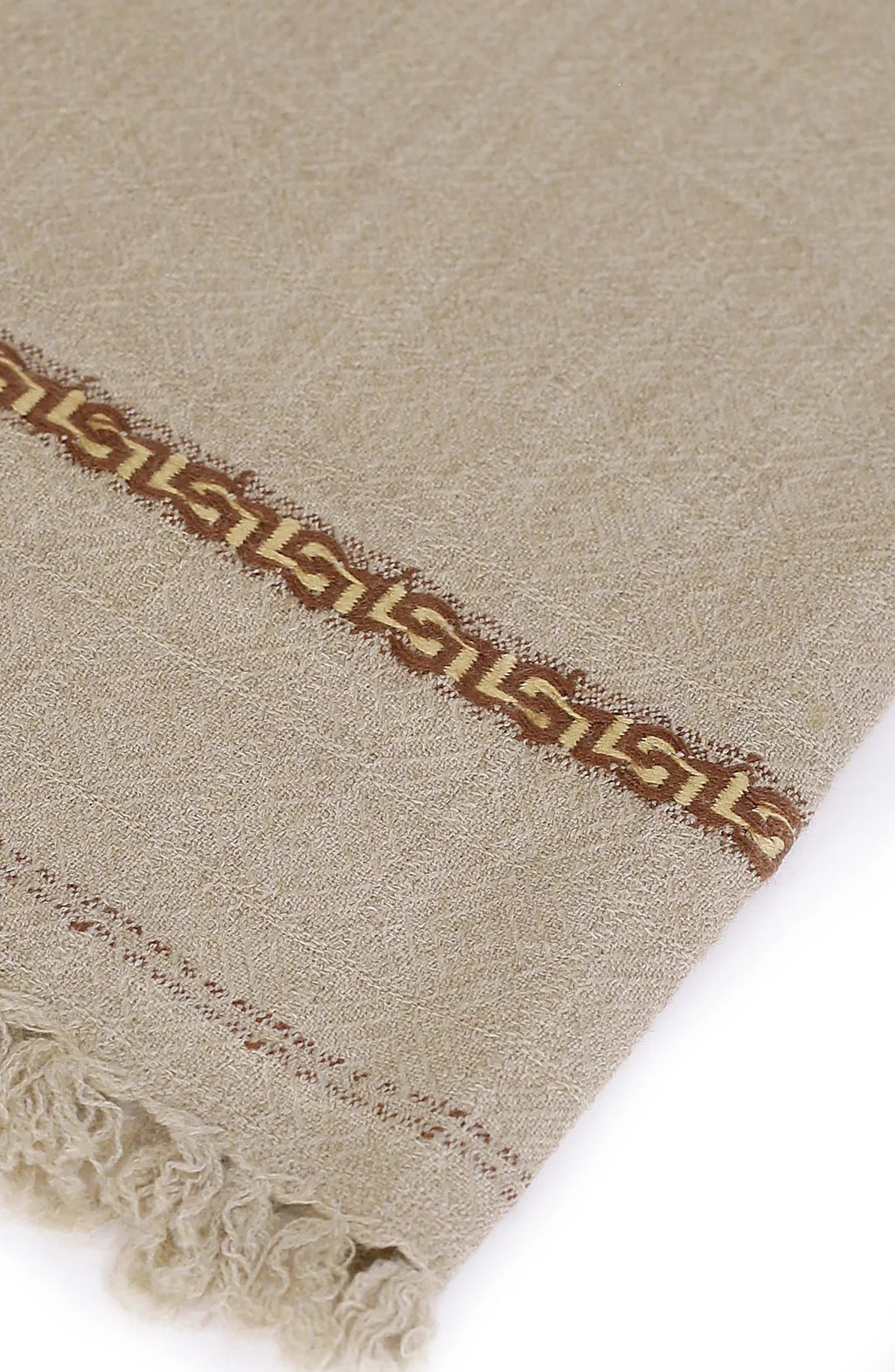 Jackard Self Design Wool Mens Shawl