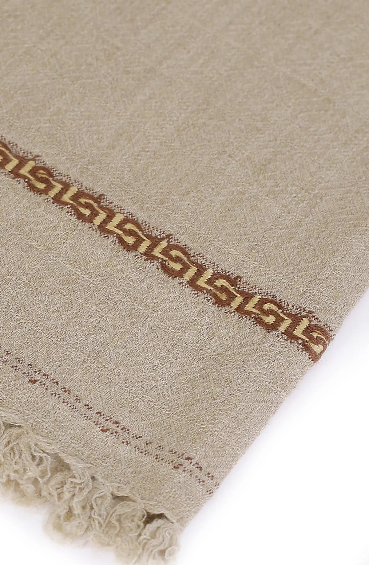 Jackard Self Design Wool Mens Shawl
