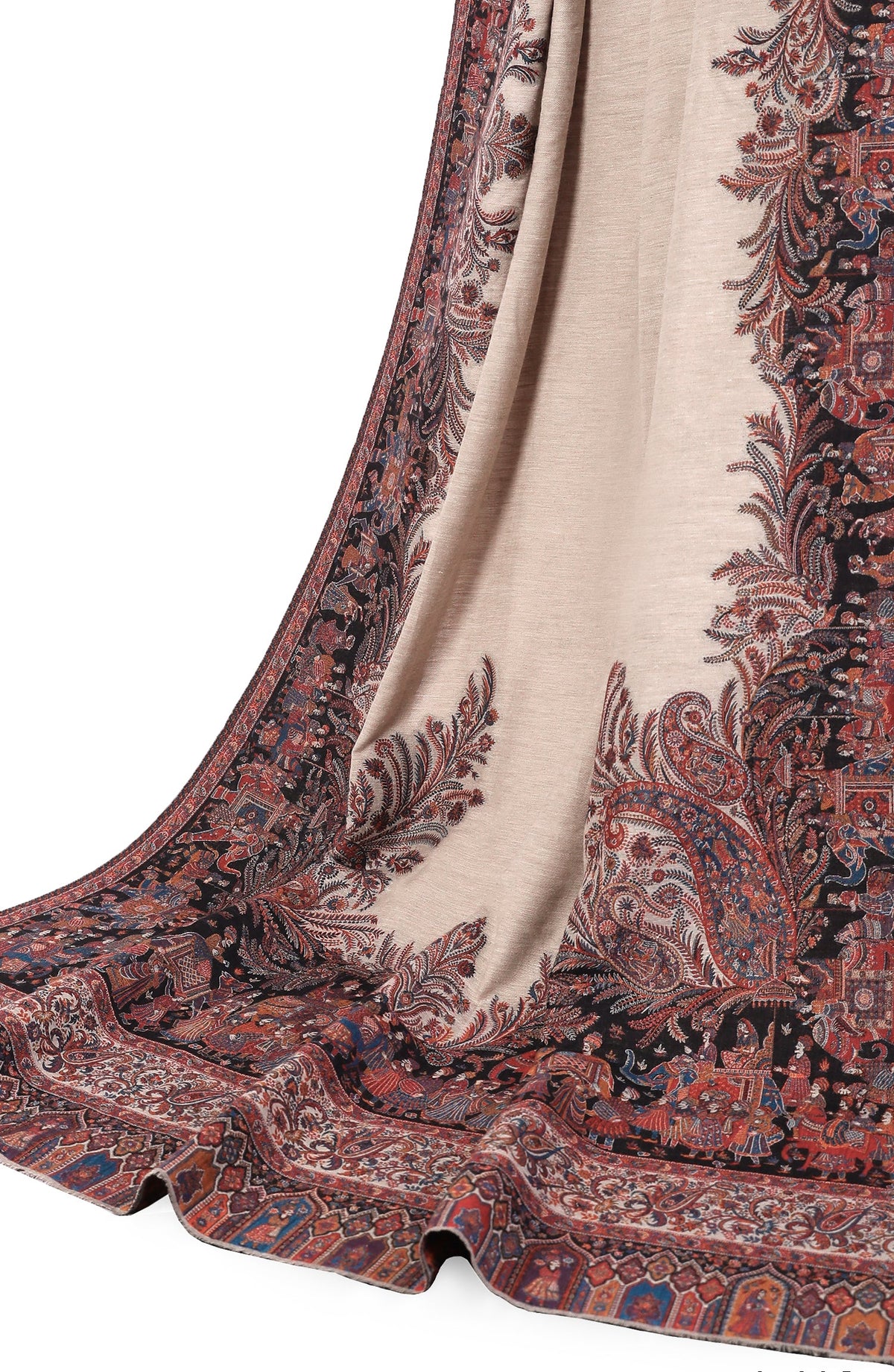 Mughal Theme Kani Pash Shawl