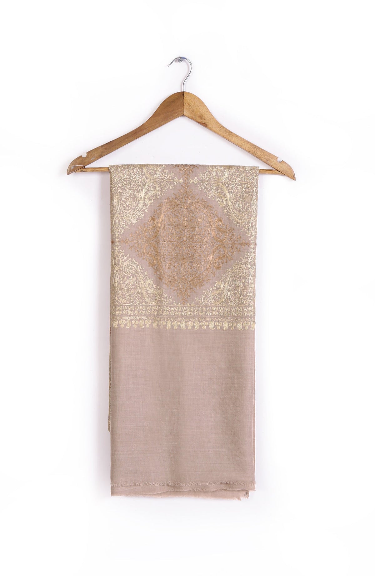 Kalam Ari Full Jaal Ring Pashmina Shawl