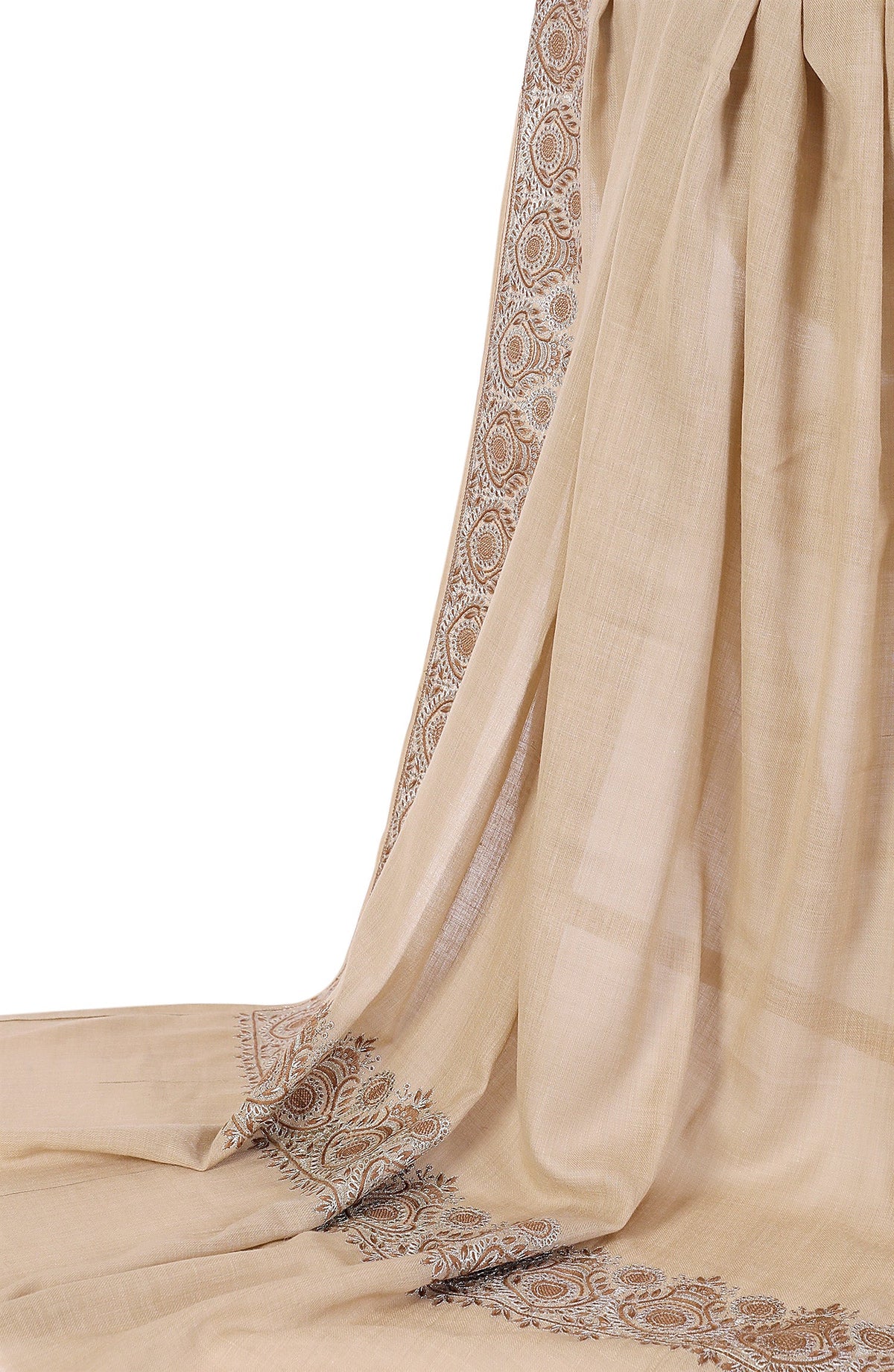 Tilla Machine Border Pashmina Shawl