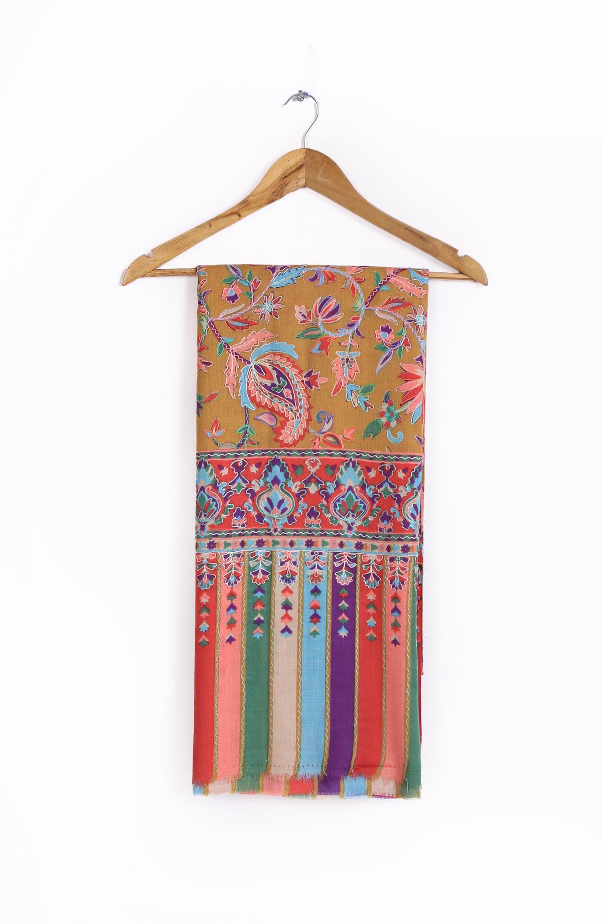 Kalamkar Ari jaal Pash Shawl