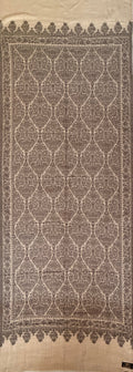 Premium Quality Beige Woven Kani Pashmina Cashmere Scarf