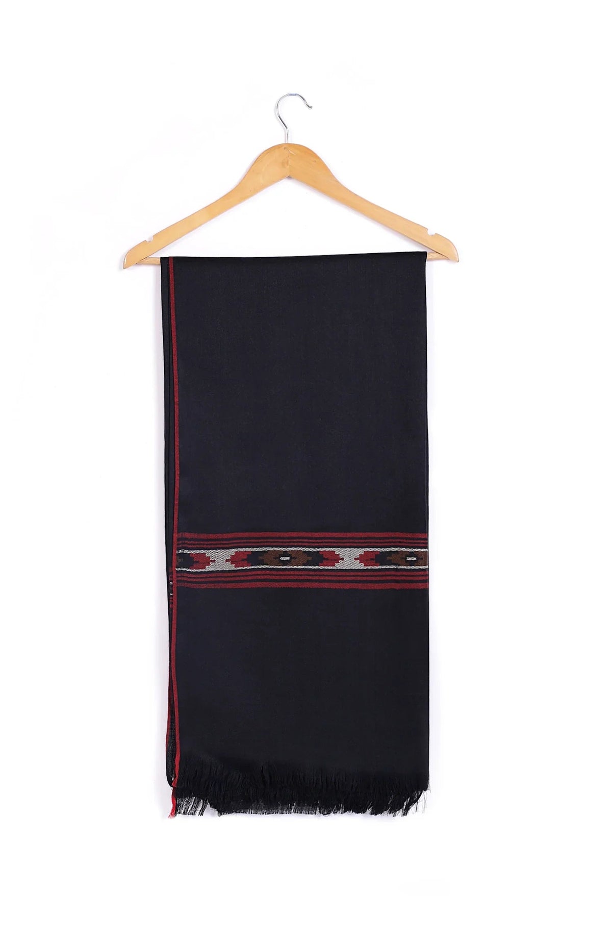 Fine Wool Progen Design Woven Mens Shawl