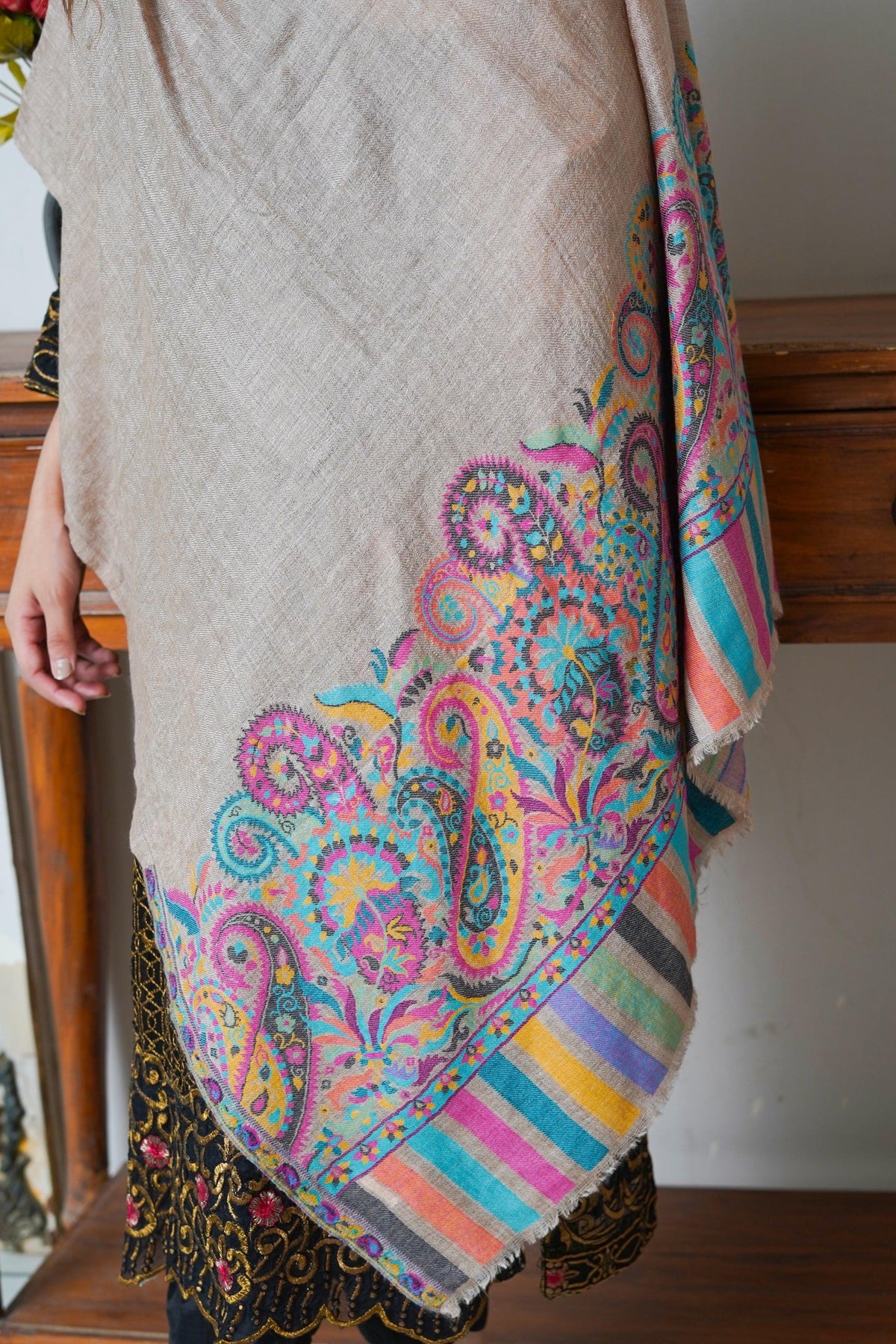 Kani Palla Pashmina Shawl