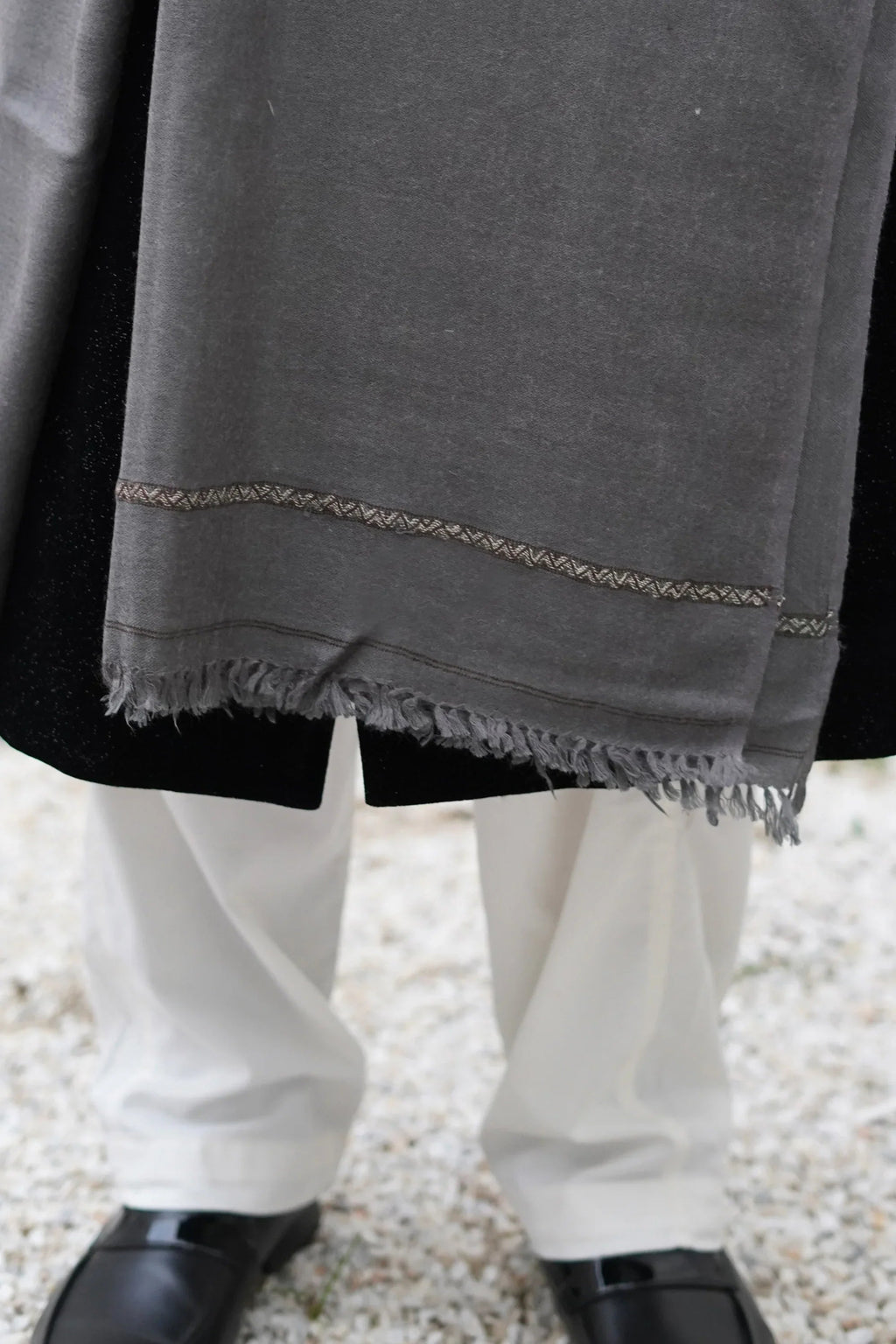 Extra Soft Wool Mens Shawl