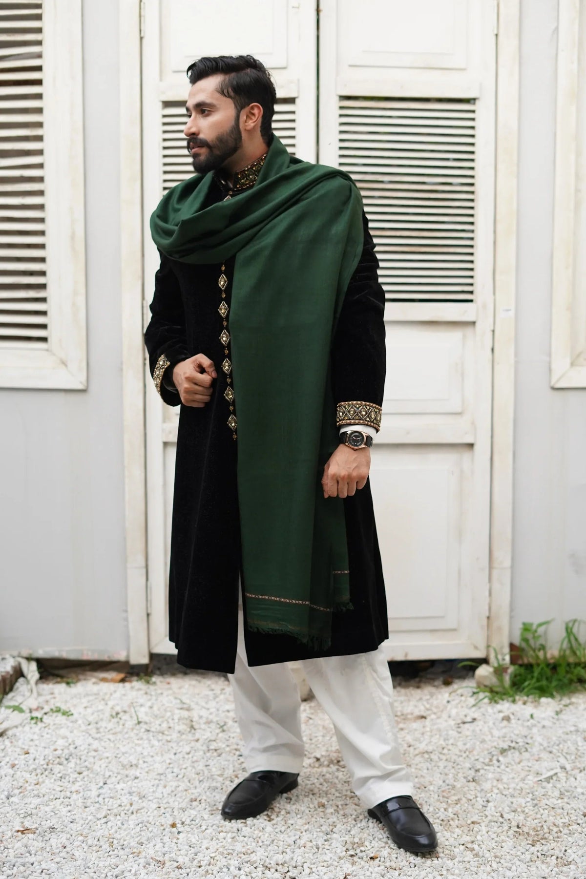 Extra Soft Wool Mens Shawl