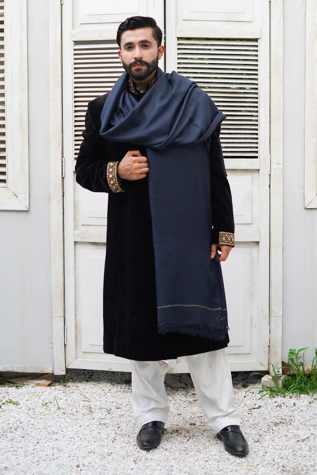 Extra Soft Wool Mens Shawl