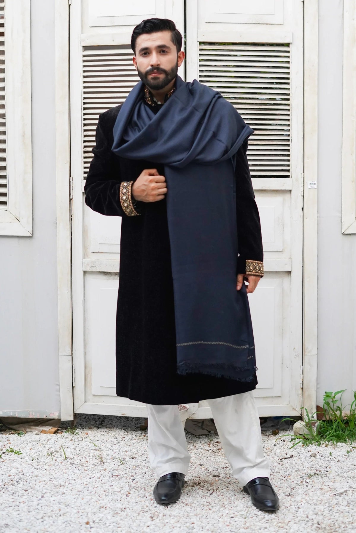 Extra Soft Wool Mens Shawl