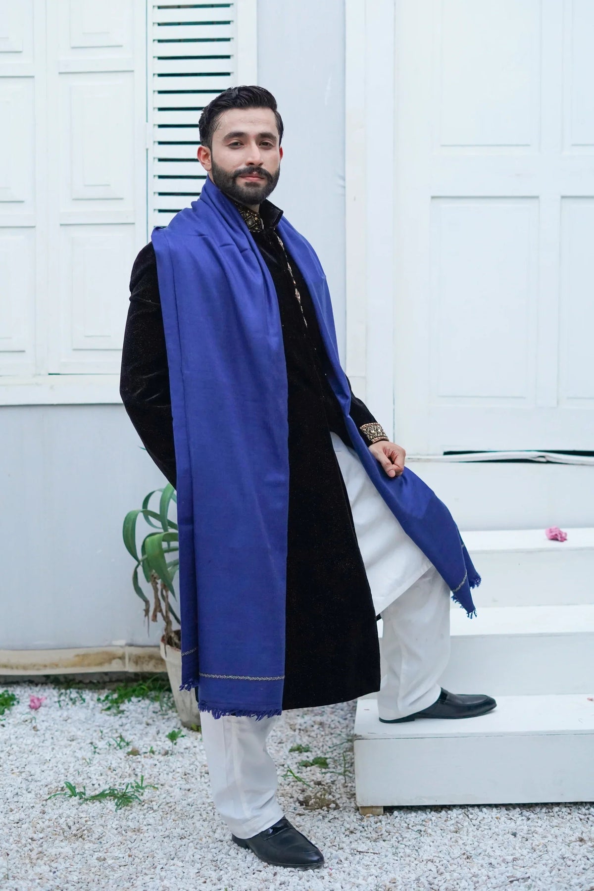 Extra Soft Wool Mens Shawl