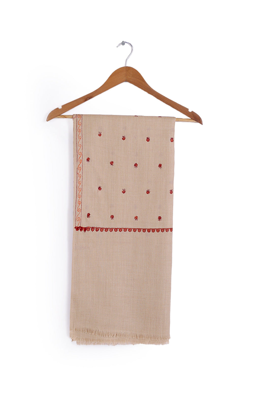 Sui and Computer Work Booti Pashmina Shawl