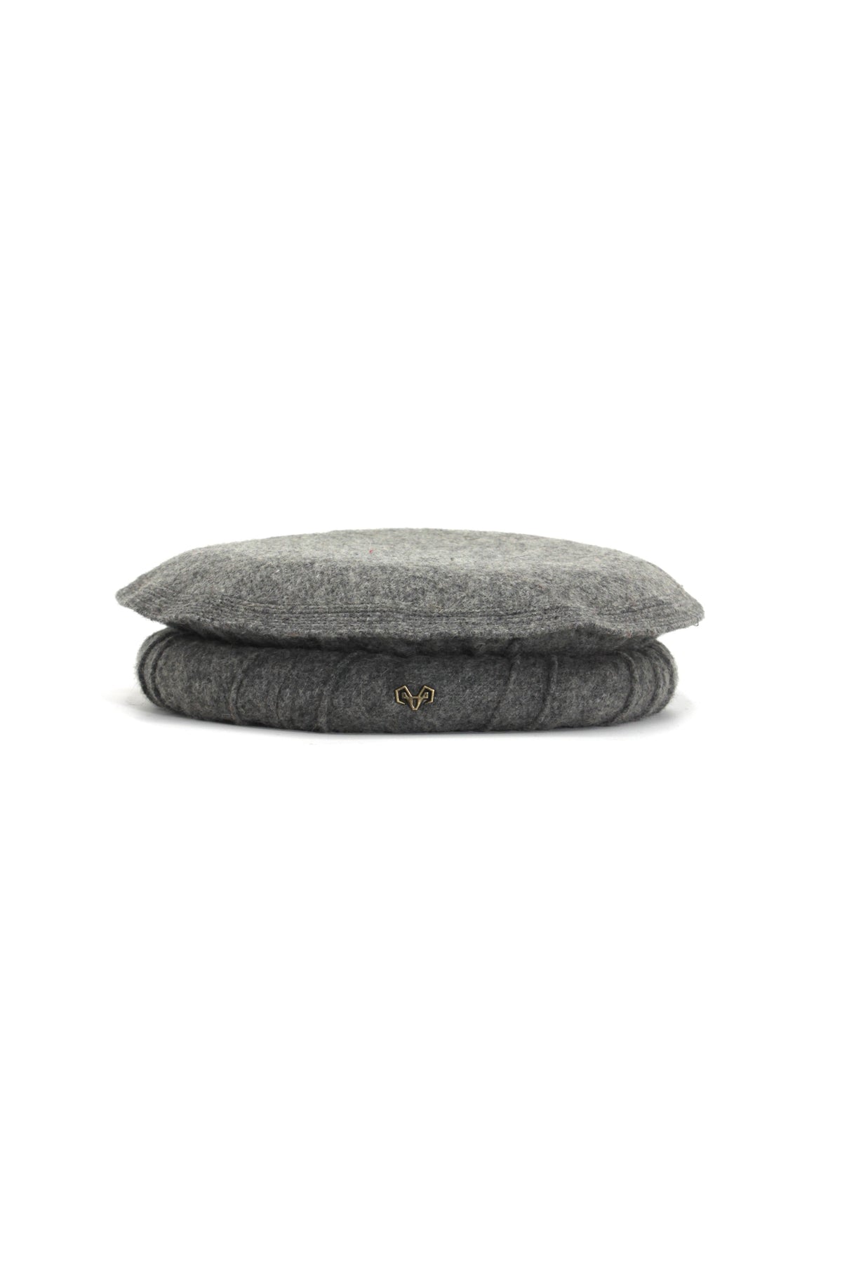 LUXURY HAND MADE PURE WOOLEN DARK GRAY CHITRALI PAKOL CAP FROM BANNUCI