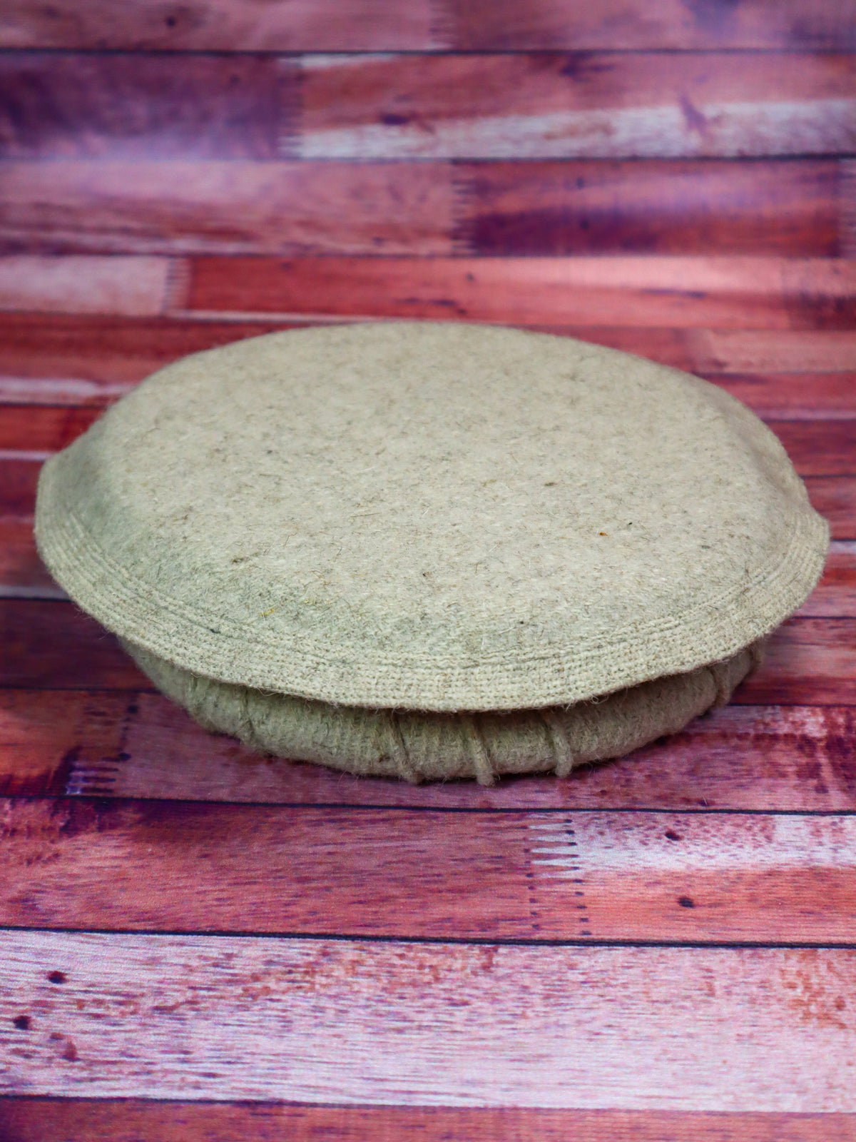 Luxury Hand Made Pure Woolen Light Beige Chitrali Pakol Cap