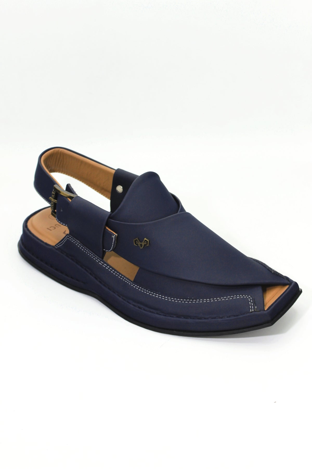 Luxury Zalmi Blue Peshawari Chappal