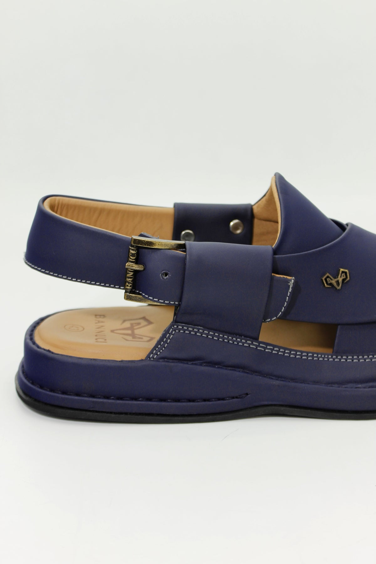 Luxury Zalmi Blue Peshawari Chappal