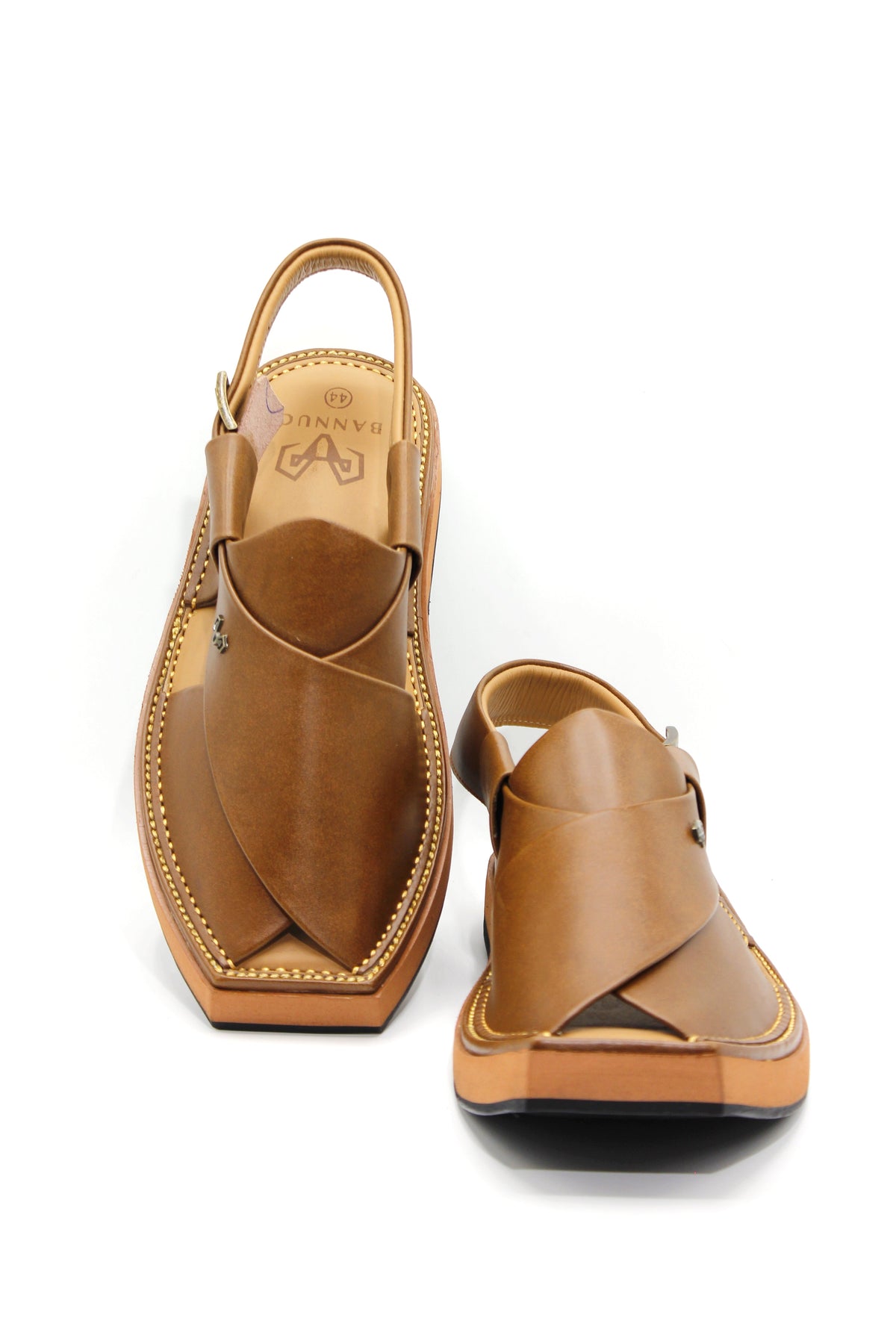 Luxury Brown Peshawari Kaptaan Chappal