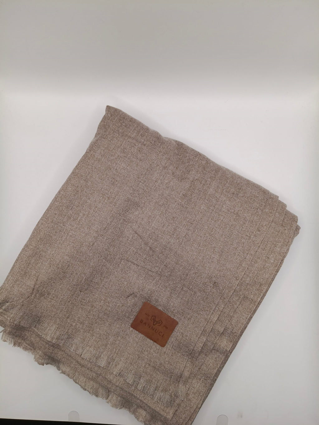 Premium Quality Plain Extremely Soft Beige pure woolen Shawl