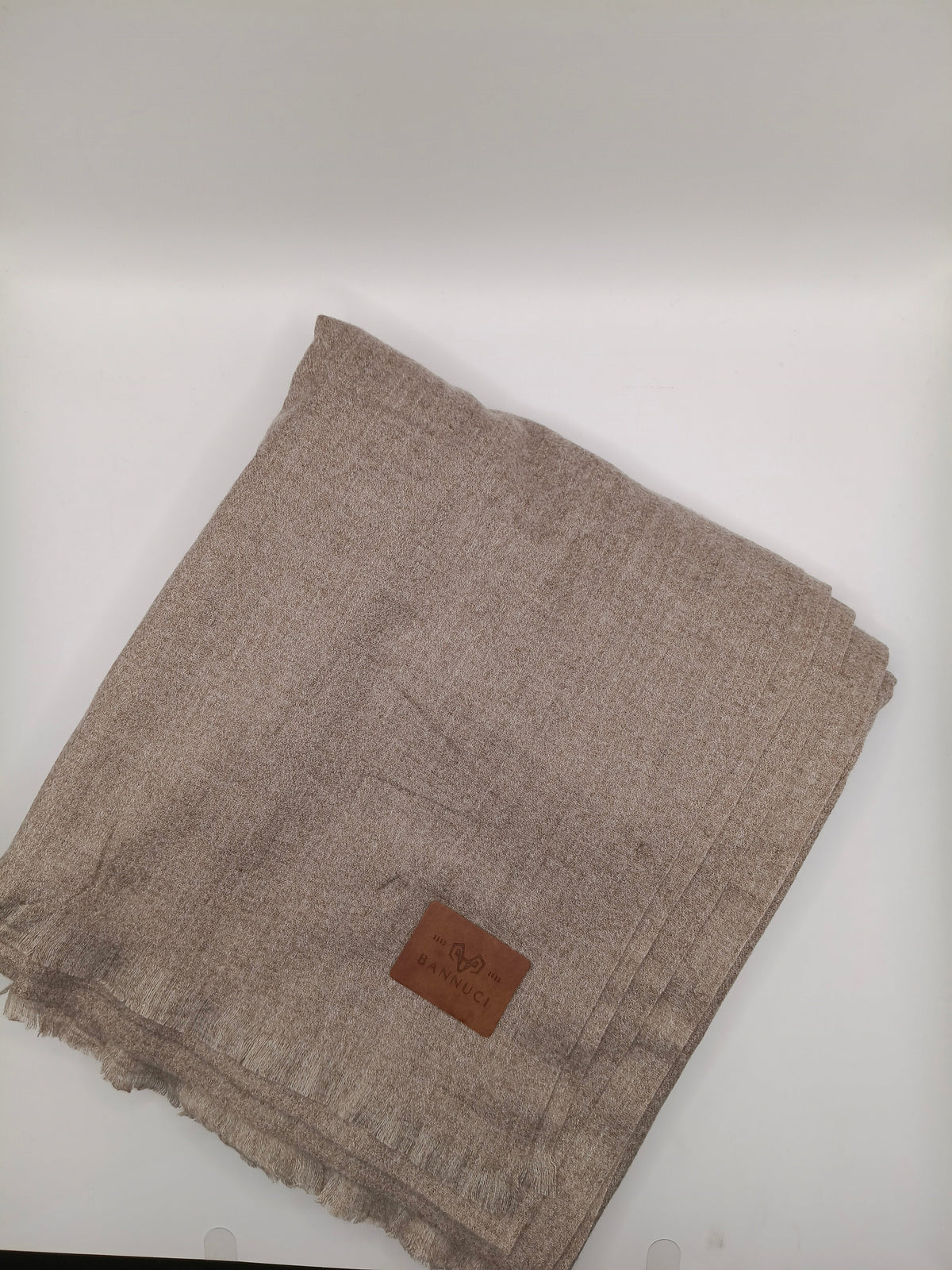 Premium Quality Plain Extremely Soft Beige pure woolen Shawl