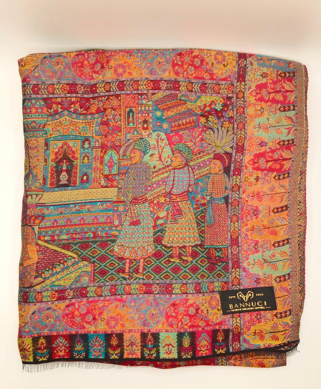 Premium Quality Extremely Soft kani Pashmina Cashmere Shawl