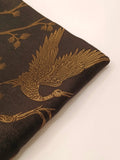 Premium Quality Black And Golden Reversible Moonlight Metallic Weave Shawl