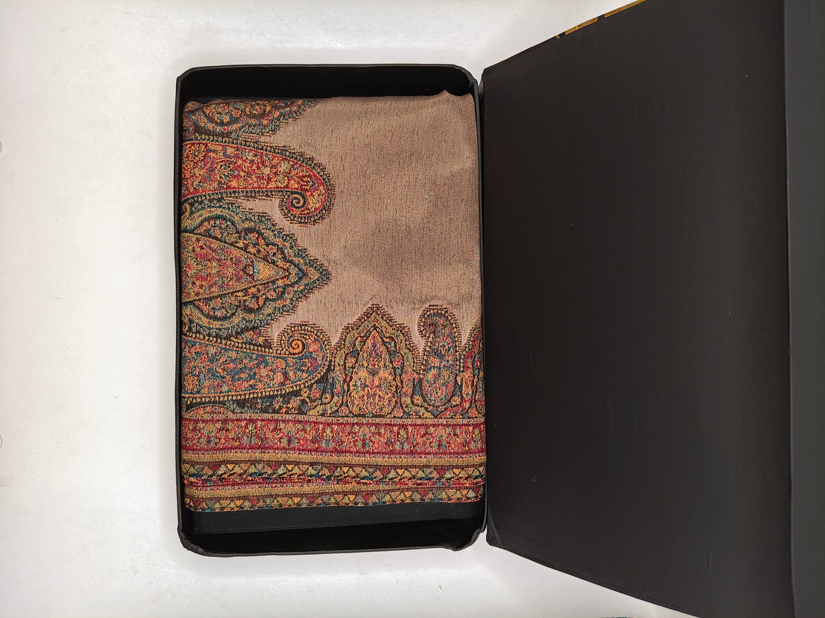 Premium Quality Moonlight Mix Multi Color kani moonlight Silk Pashmina Cashmere Shawl