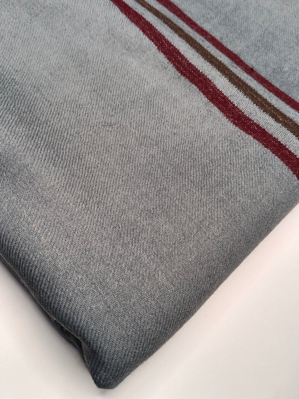Premium Quality Stripped Sky Blue Pure/High Grade 48 Fiber Shawl