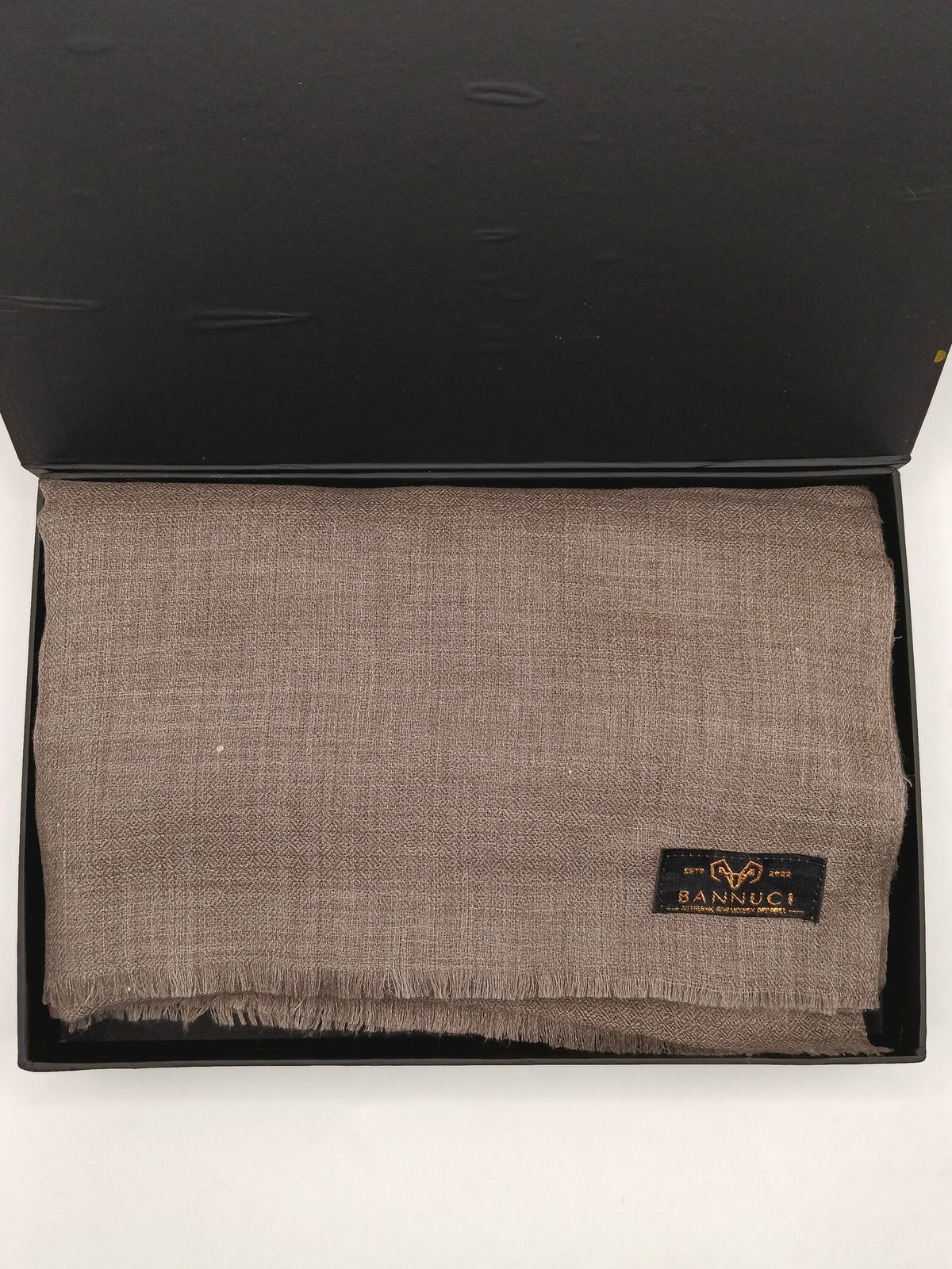 Premium Quality Extremely Soft Pure Toosh Dark Grey Shawl With Chashme Bulbul  Pattern