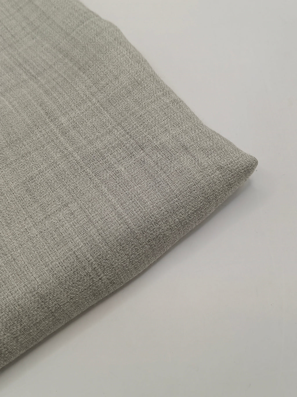 Premium Quality Extremely Soft Pure Toosh Light Grey Shawl With Chashme Bulbul Pattern