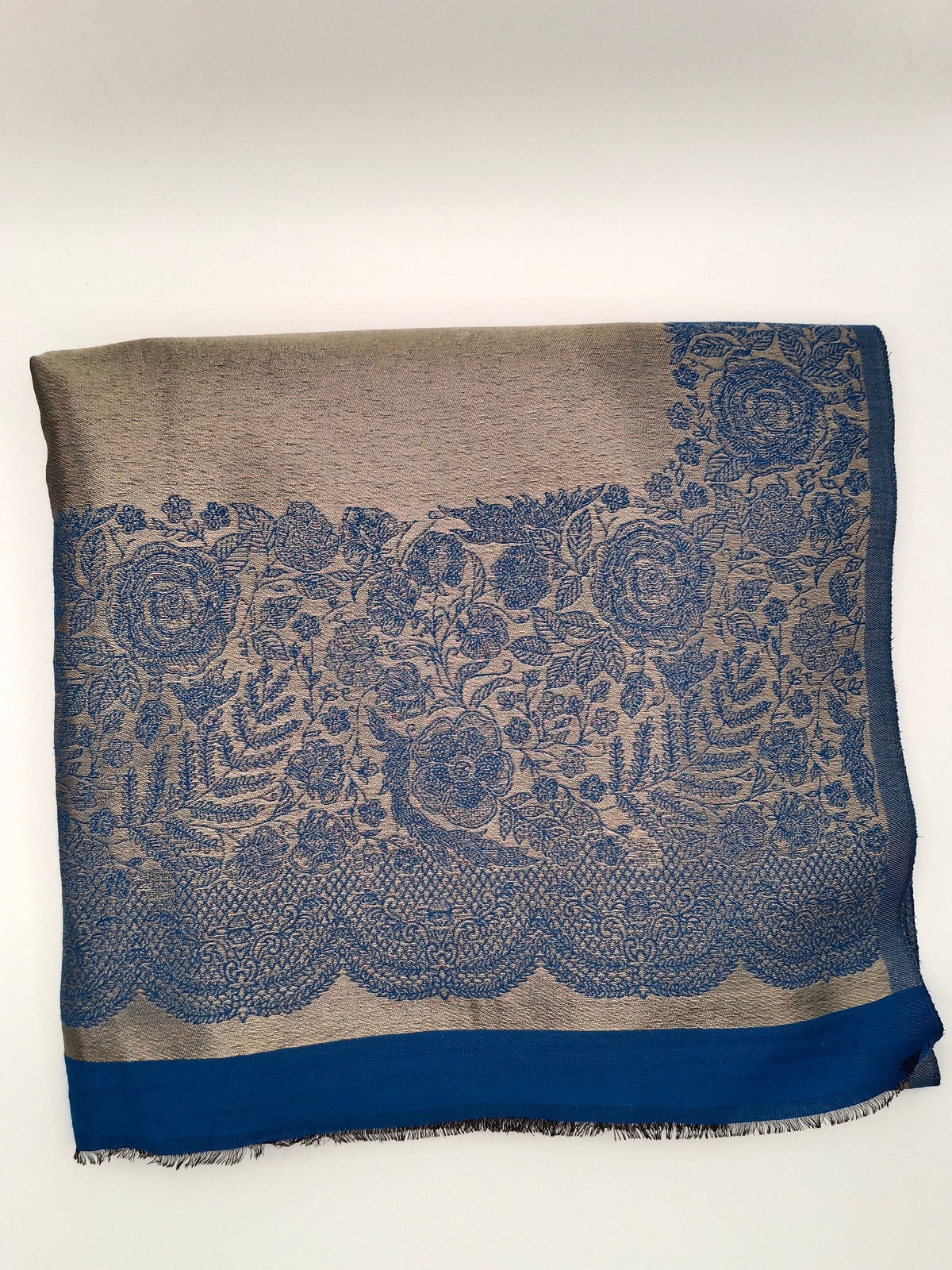 Premium Quality Reversible Moonlight Metallic Weave Shawl