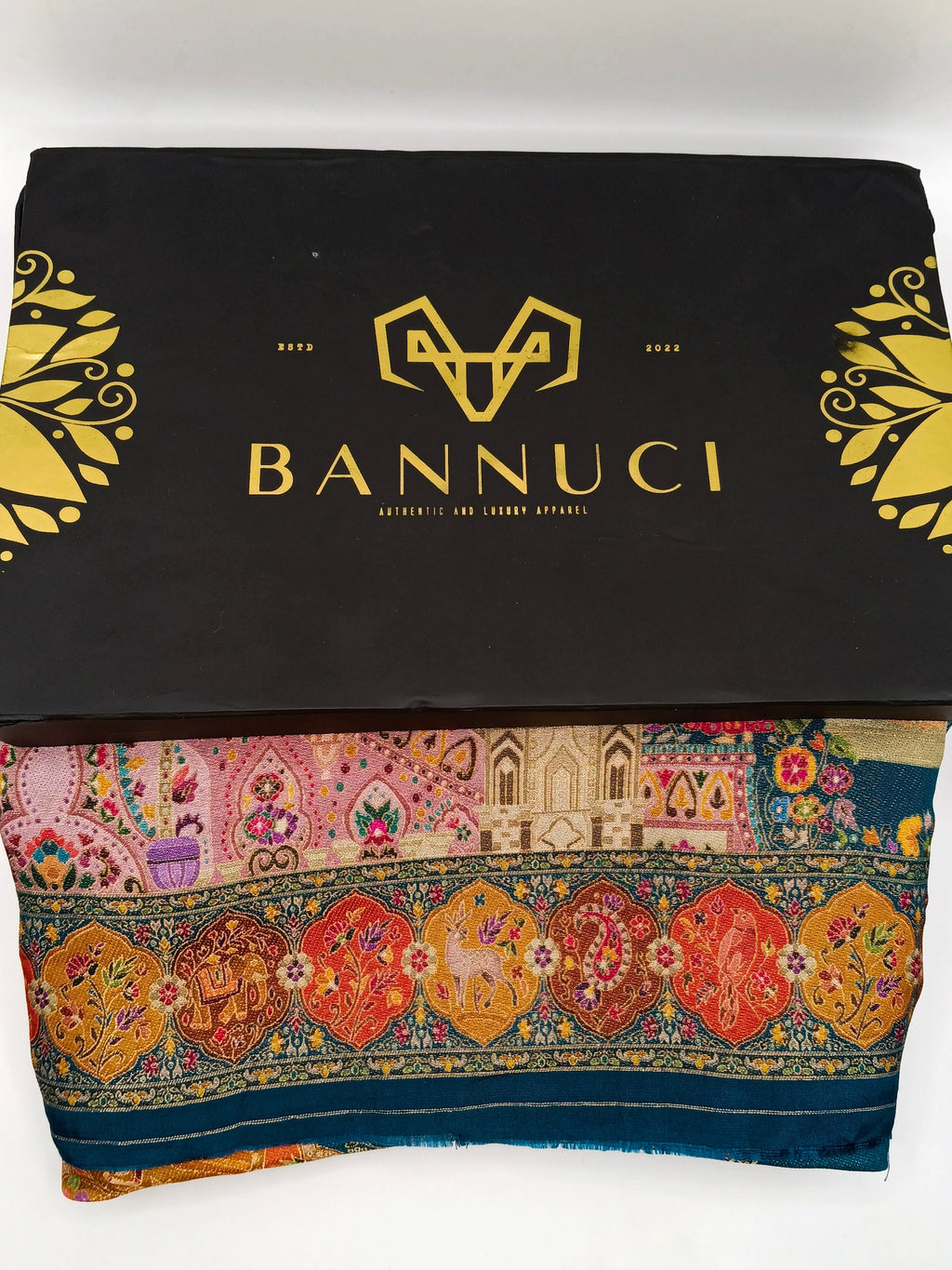 Premium Quality  Multi Mix Color kani Silk   Shawl