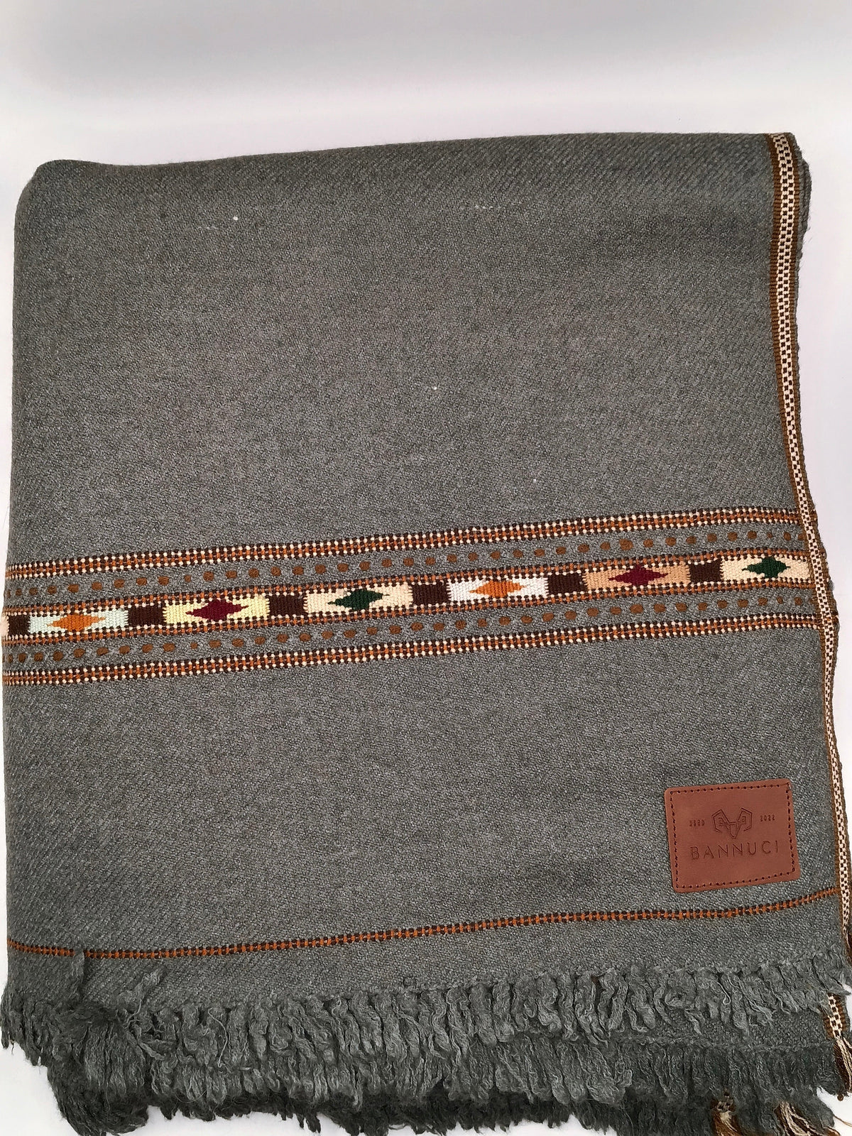 Premium Quality Heavy Weight Light Gray Pure/High Grade 48 Fiber Shawl