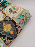 Maheshwari Silk With Hand Embroidery Multi Color Shawl