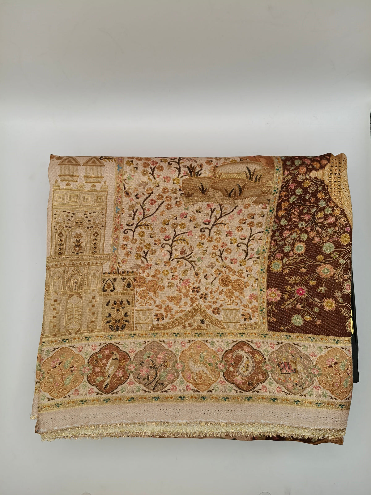 Premium Quality Mix Multi Color kani Silk   Shawl