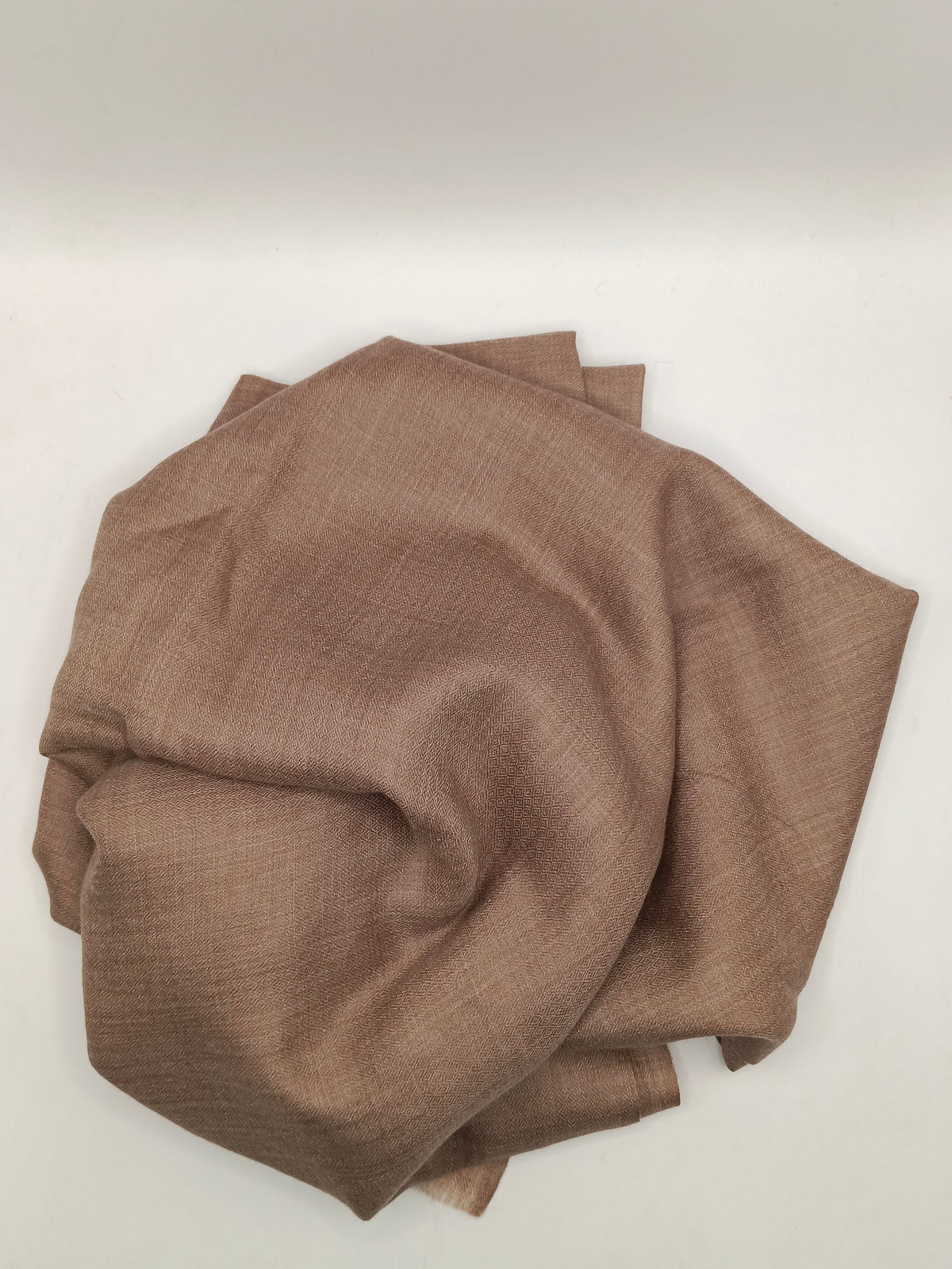 Premium Quality Extremely Soft Pure Toosh Brown Shawl With Chashme Bulbul Pattern