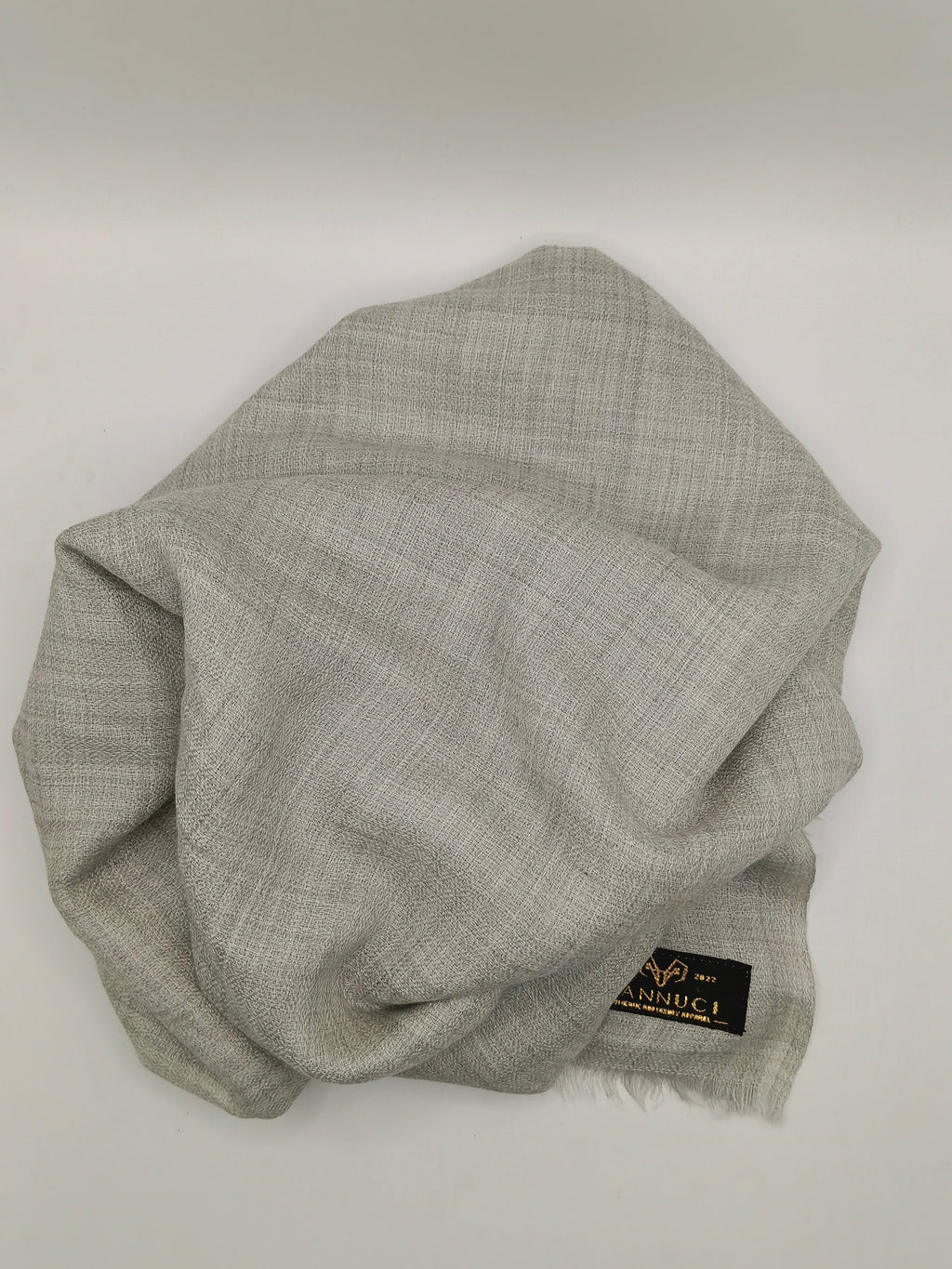 Premium Quality Extremely Soft Pure Toosh Light Grey Shawl With Chashme Bulbul Pattern