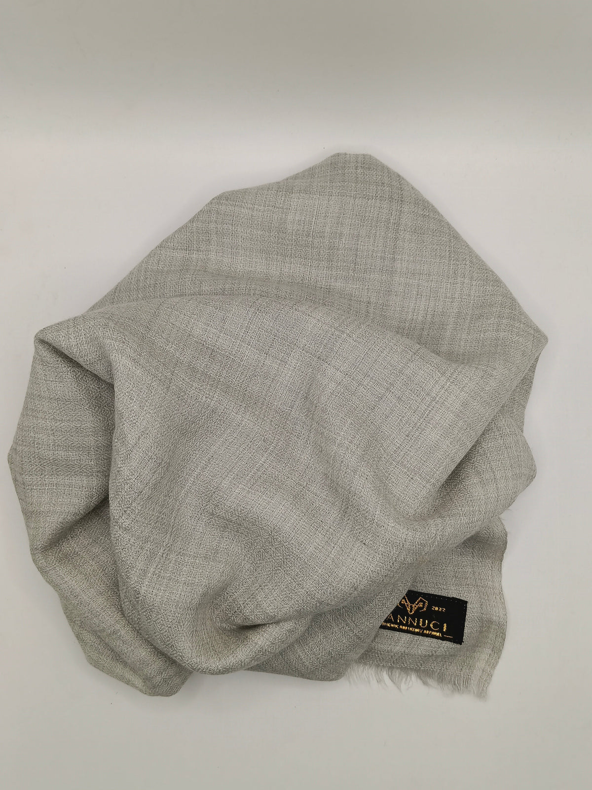 Premium Quality Extremely Soft Pure Toosh Light Grey Shawl With Chashme Bulbul Pattern