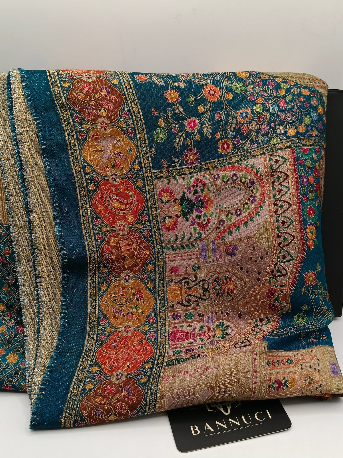 Premium Quality  Multi Mix Color kani Silk   Shawl
