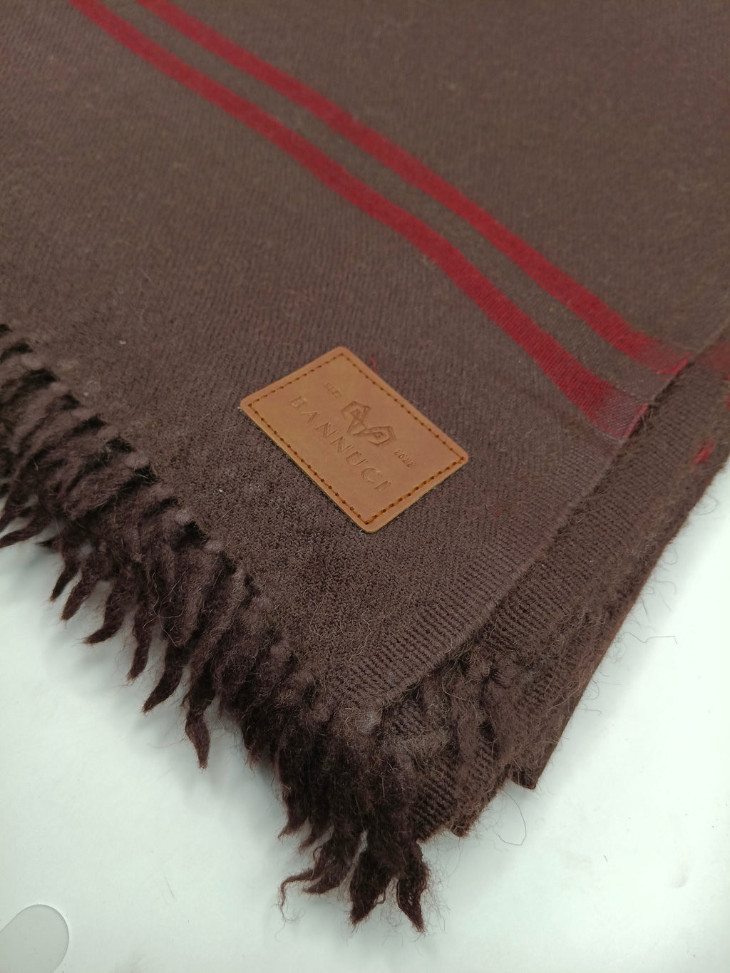 Premium Quality Stripped Coffee ColorPure/High Grade 48 Fiber Shawl