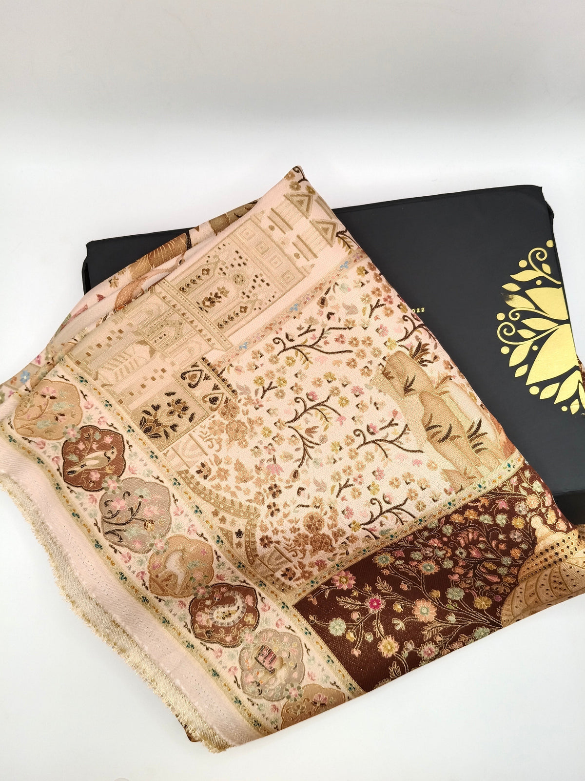 Premium Quality Mix Multi Color kani Silk   Shawl