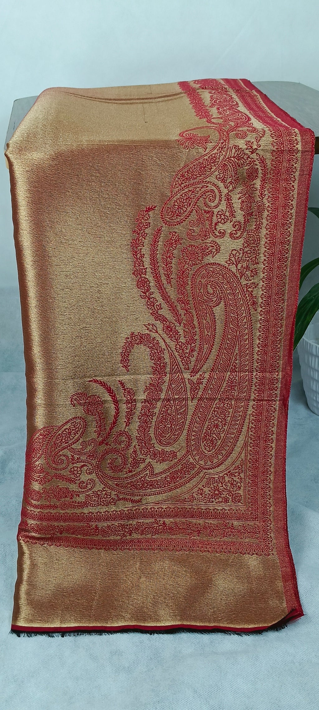 Premium Quality Reversible Moonlight Metallic Weave Shawl