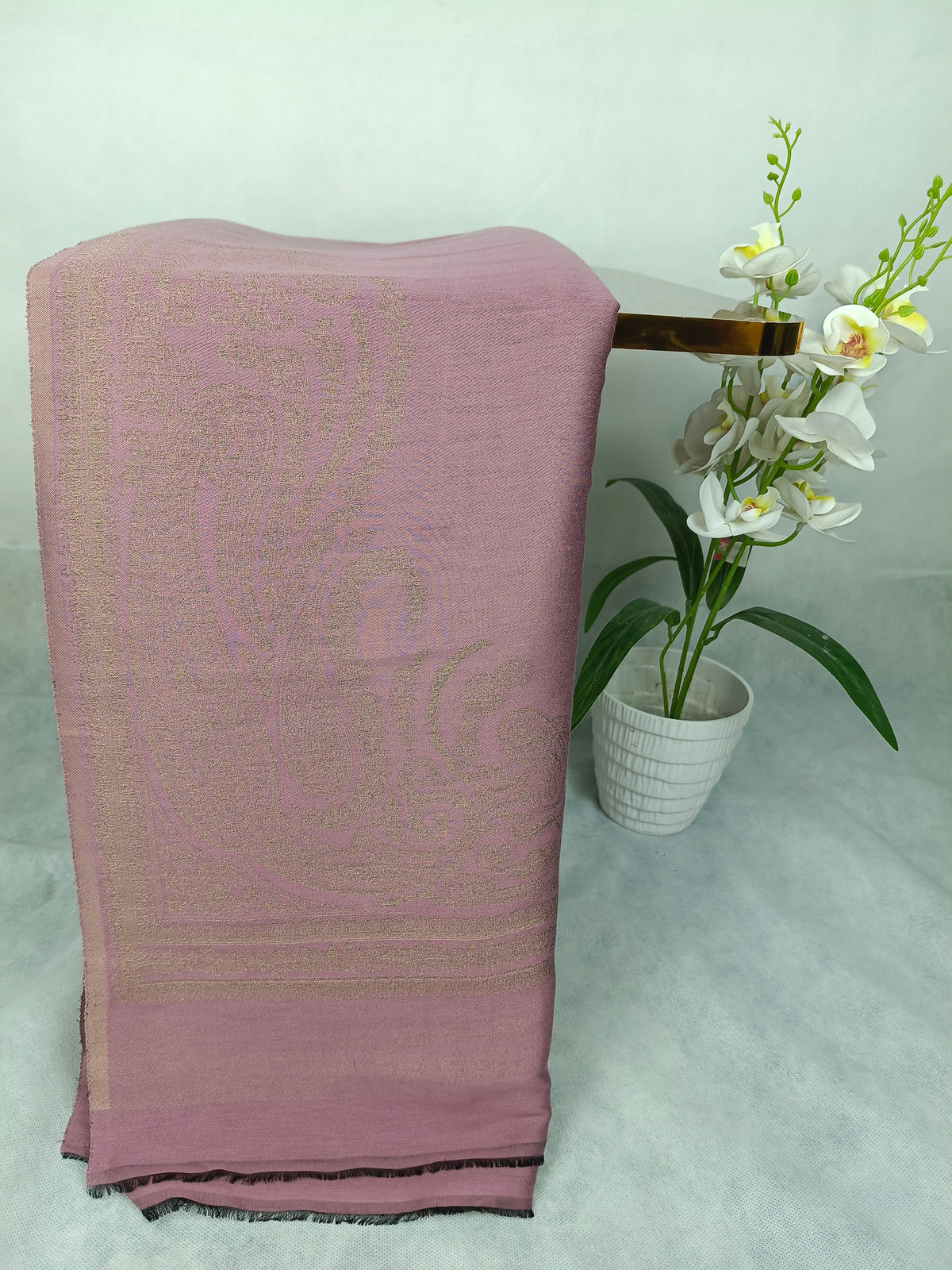 Premium Quality Reversible Moonlight Metallic Weave Shawl