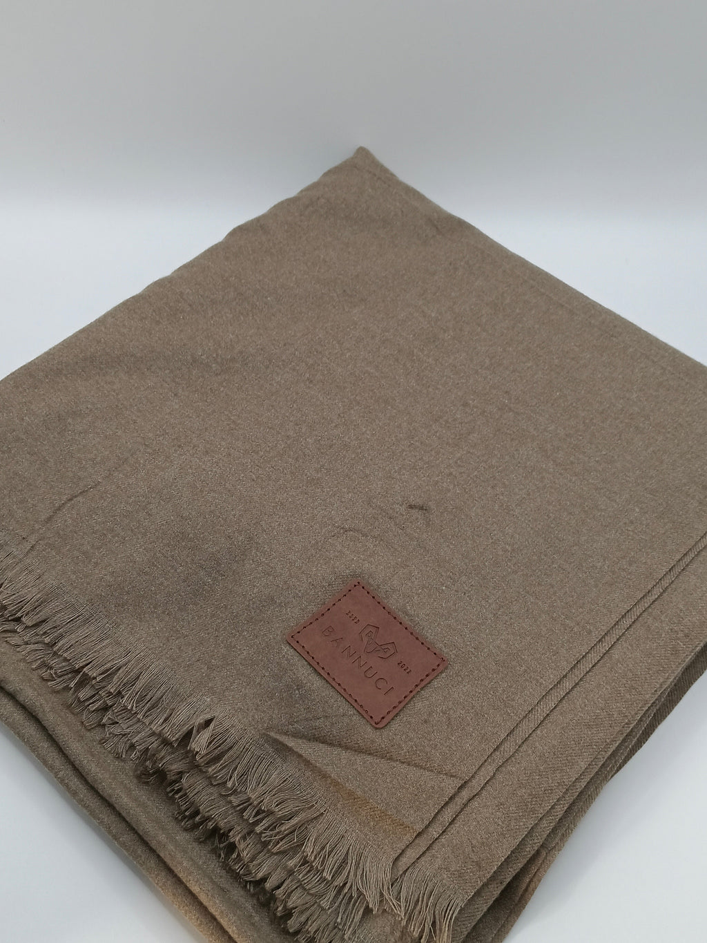 Premium Quality Brown Plain Pashmina Cashmere Shawl