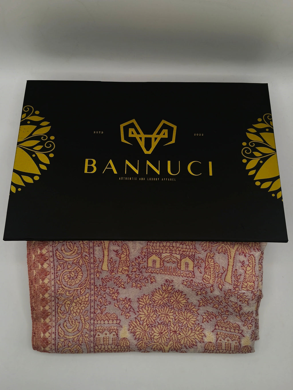 Toosh Kani Shawl With Khadi Pattern