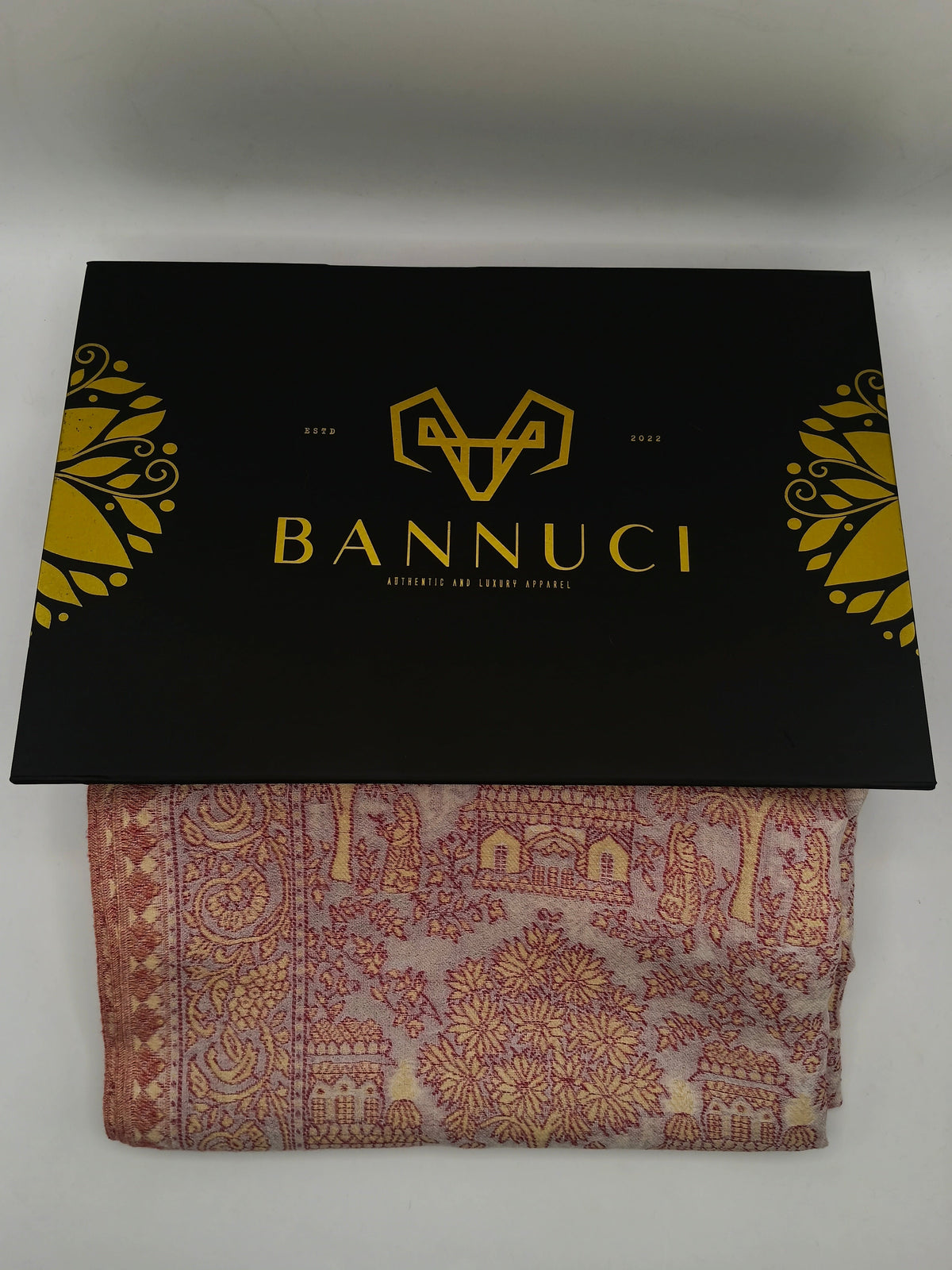 Toosh Kani Shawl With Khadi Pattern
