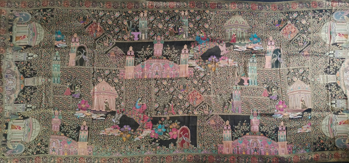 Premium Quality Multi Color Light Weight Kani Silk Shawl