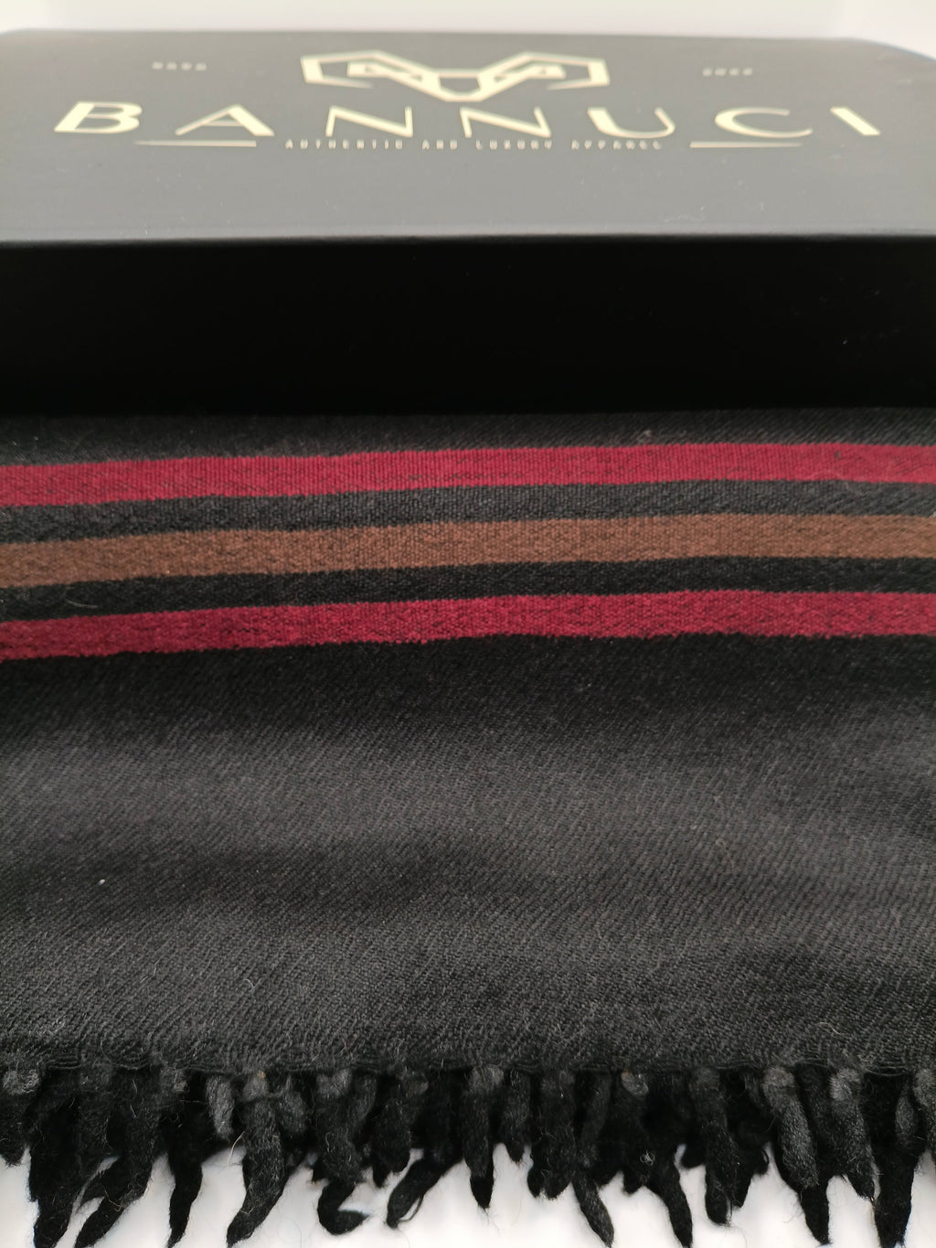 Premium Quality Stripped Black Pure/High Grade 48 Fiber Shawl