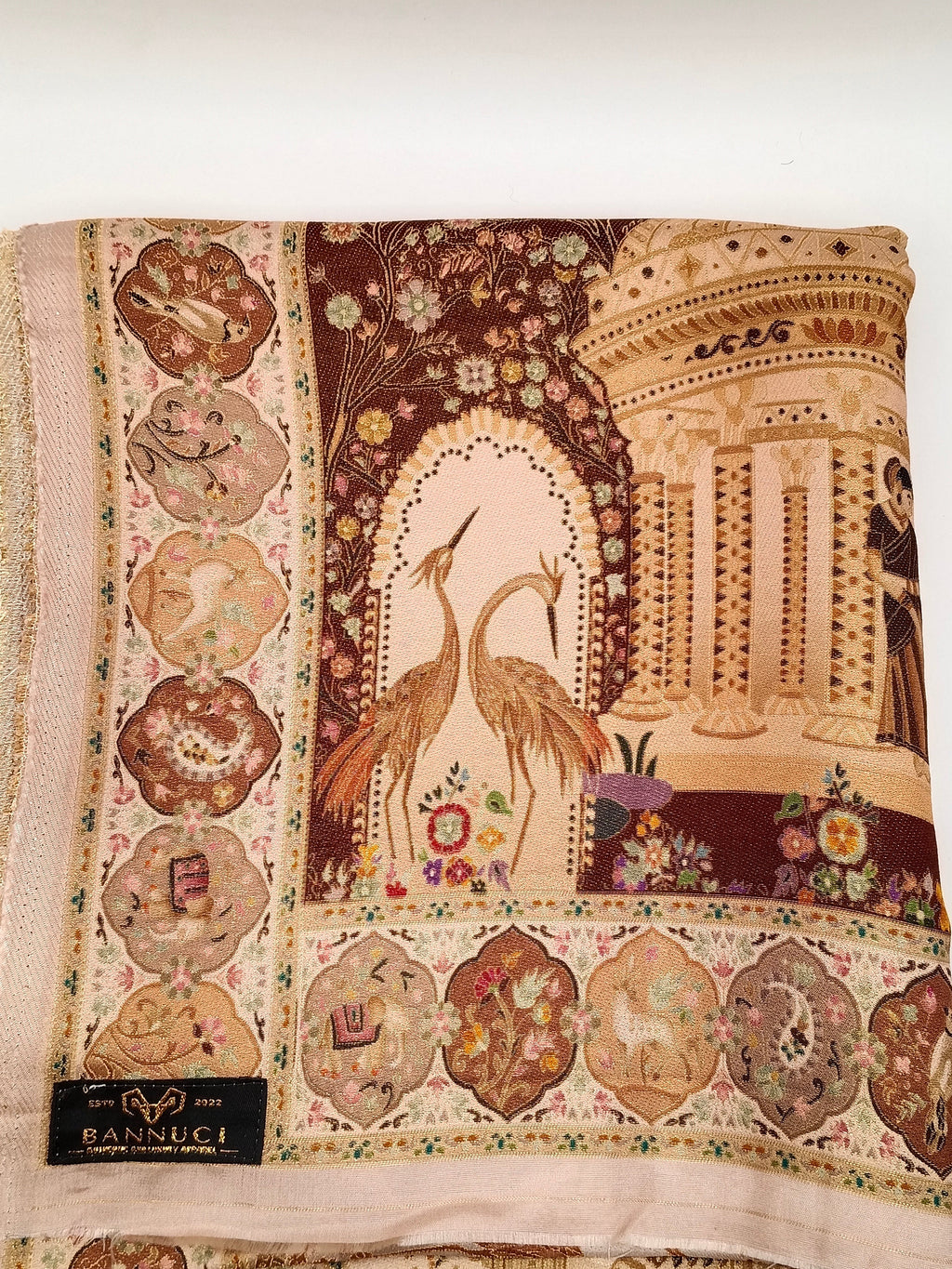 Premium Quality Mix Multi Color kani Silk   Shawl